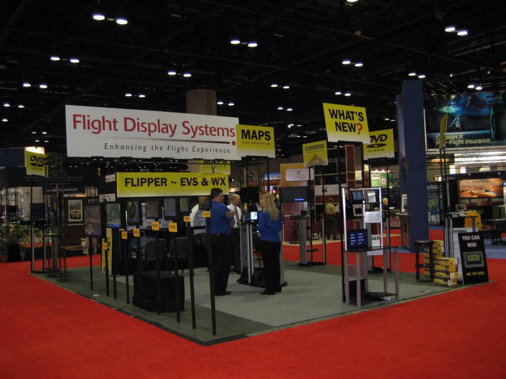 Home built trade show booth