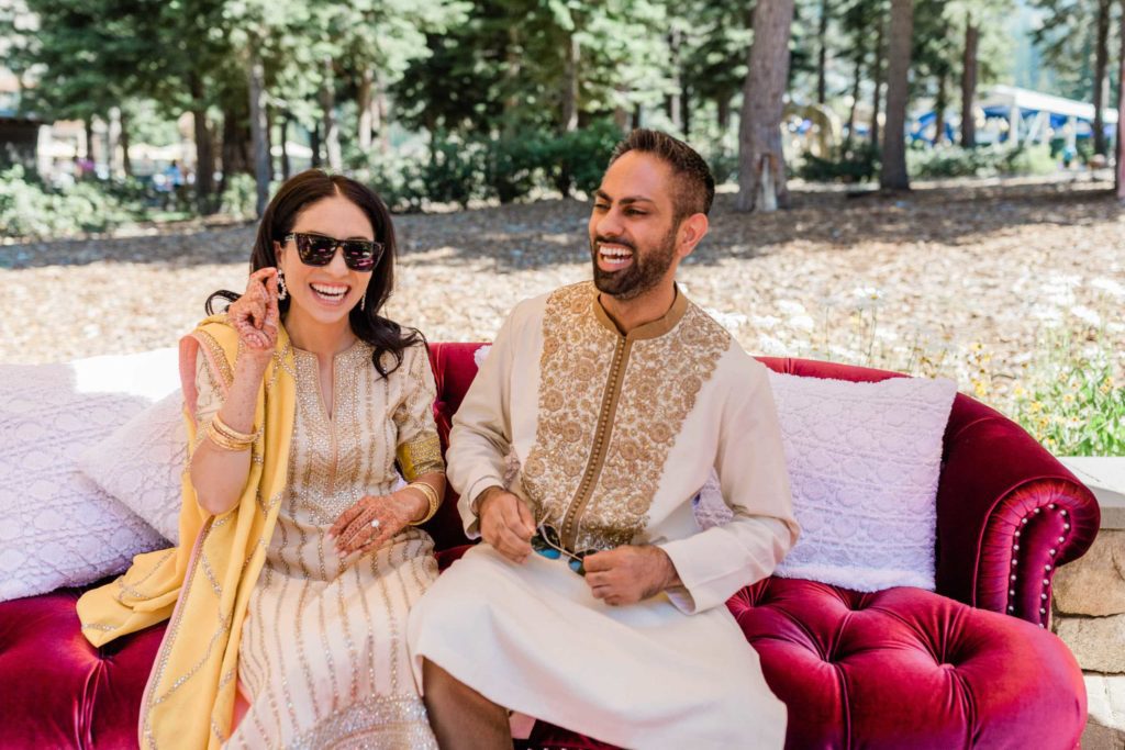 Cassandra Campa and Ramit Sethi, pic from their wedding in Lake Tahoe