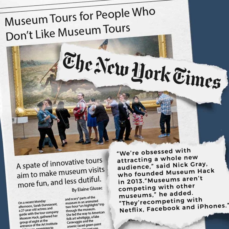 New York Times Feature on Museum Hack
