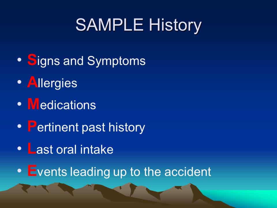 SAMPLE History