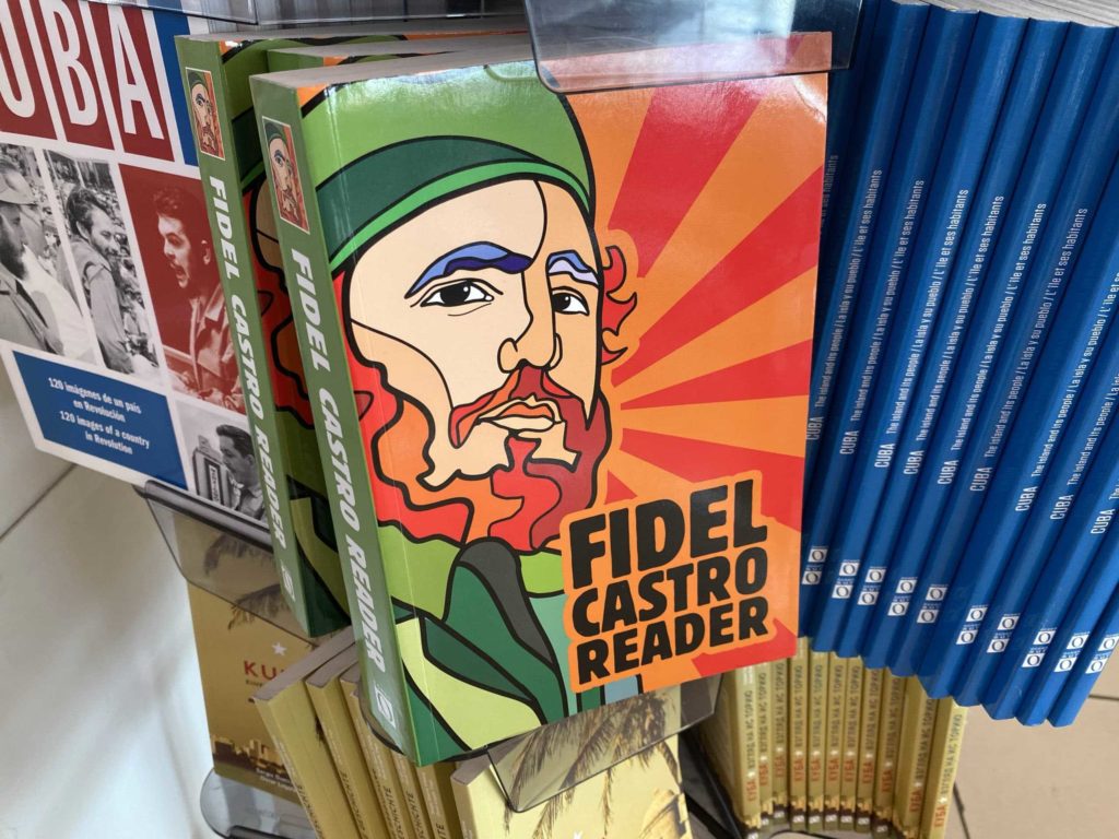 Colorful book that says FIDEL CASTRO READER