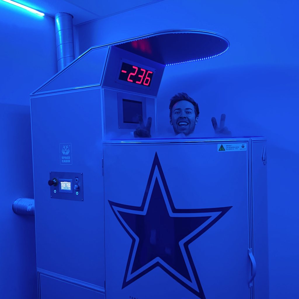 Cryotherapy in Frisco, Texas at Cowboys Fit gym