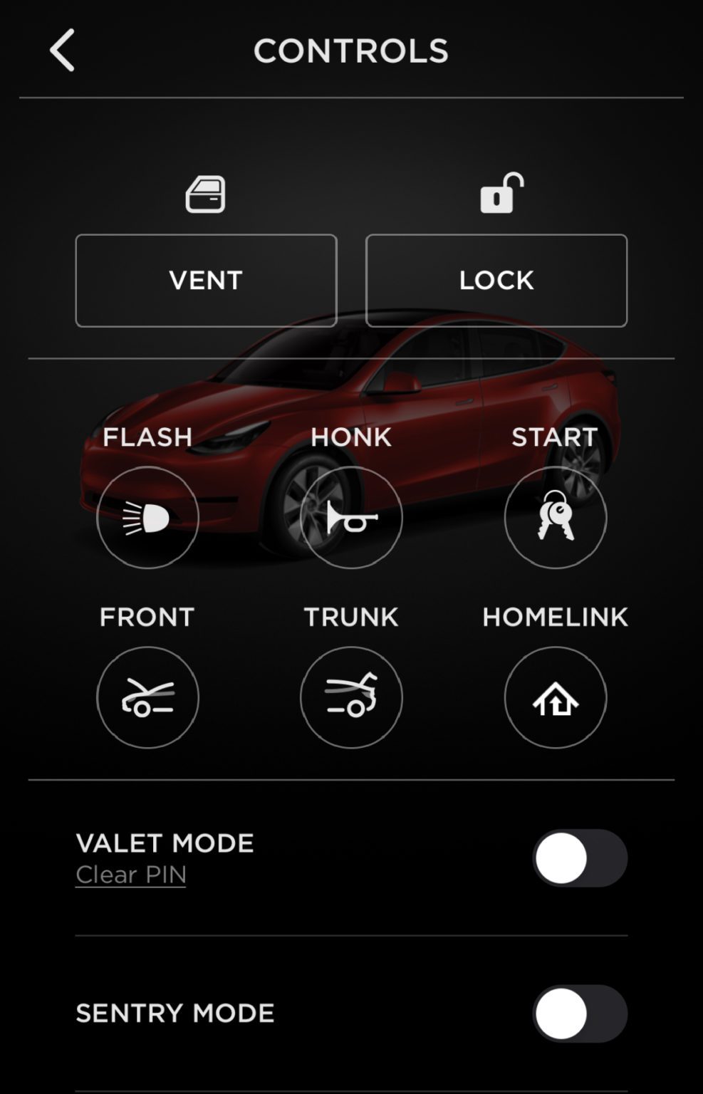 tesla car remote