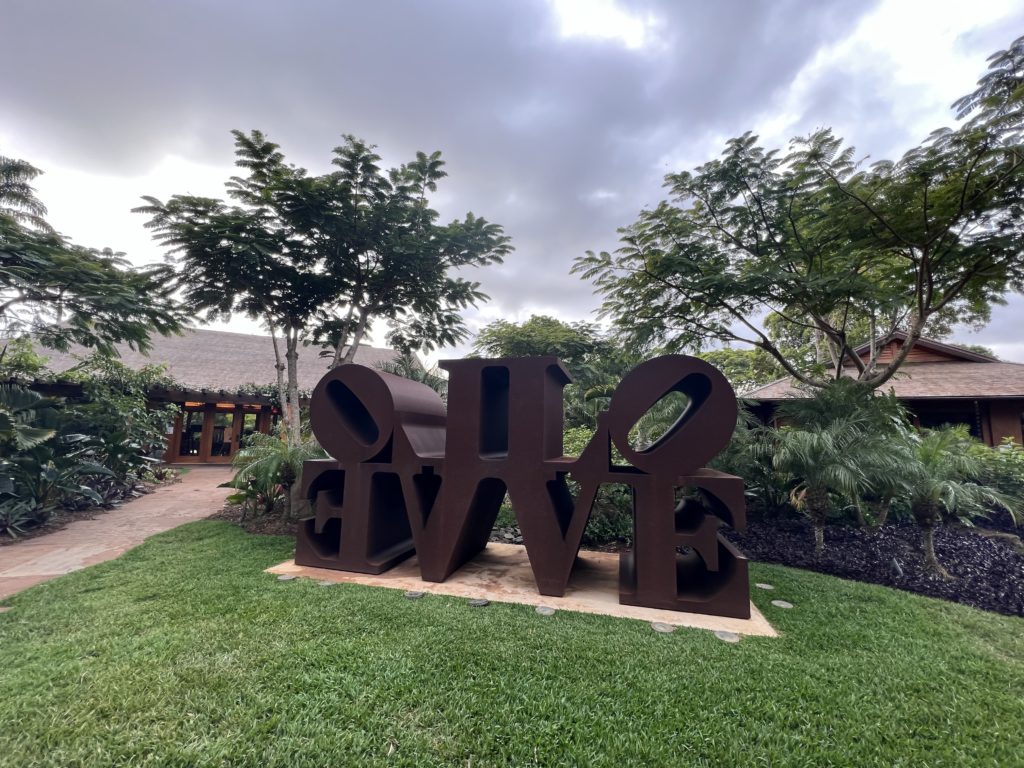 photo of Imperial Love by Robert Indiana in Lanai Hawaii
