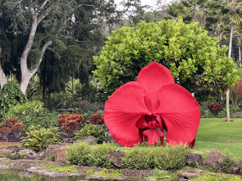 photograph of Burning Desire by Marc Quinn in Lanai Hawaii