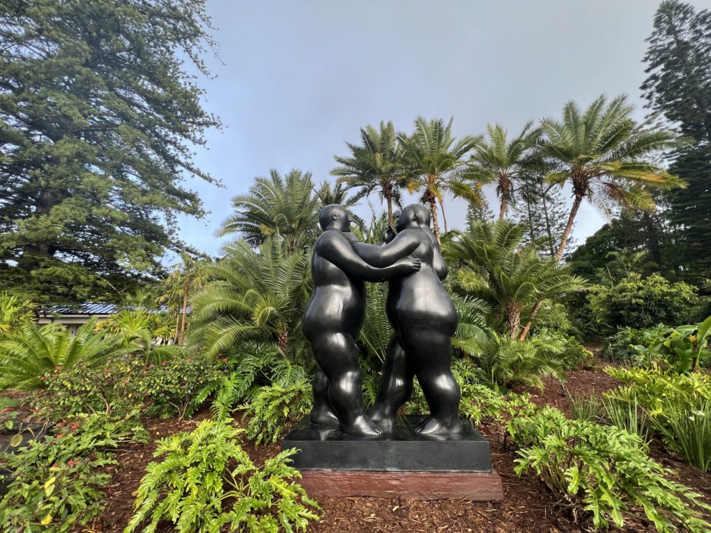 wider photo of Dancers by Fernando Botero in Lanai Hawaii