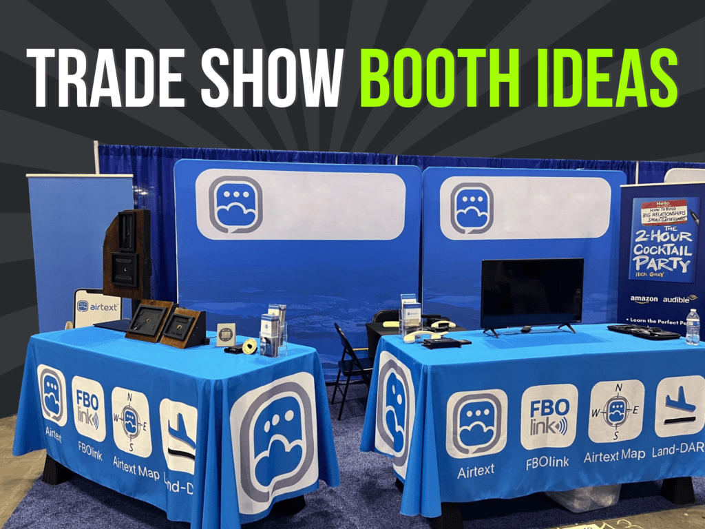 equipment trade show booth